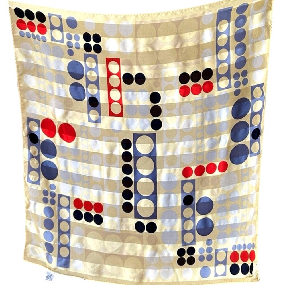 Vintage 1990s Harold Powell Silk Scarf